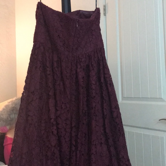 Vera wang strapless dress high and low gown - Picture 3 of 7